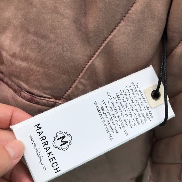 Marrakech Anthropologie Quilted Moto Jacket - Picture 4 of 8